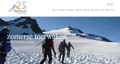 Desktop Screenshot of namaste-mountainguides.com
